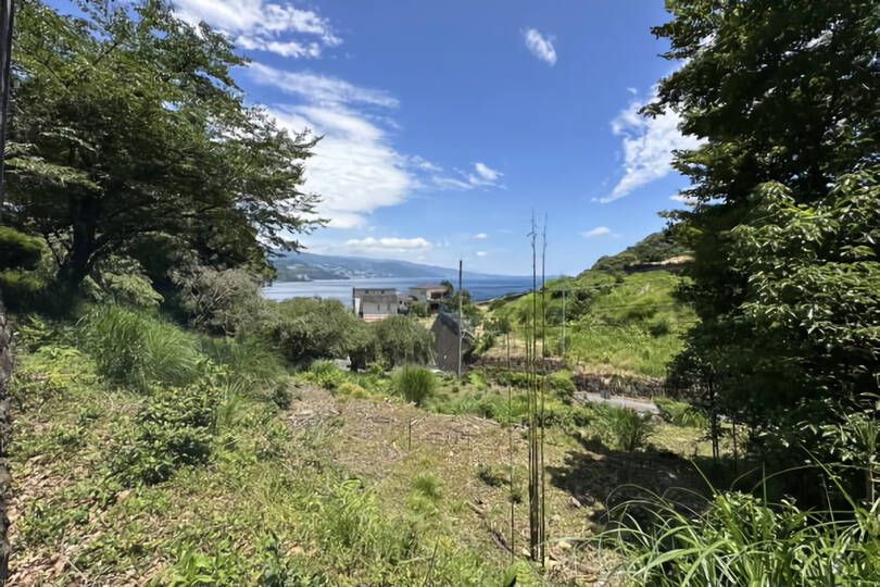 熱海市下多賀・敷地約117坪 高台より海＆半島の稜線美望む売地