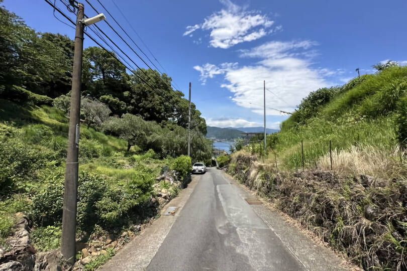 熱海市下多賀・敷地約117坪 高台より海＆半島の稜線美望む売地