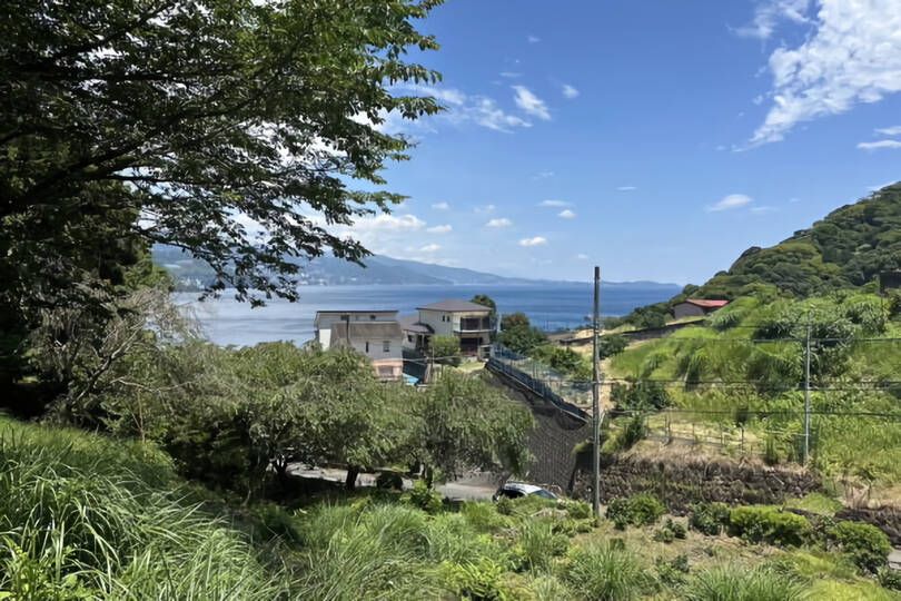 熱海市下多賀・敷地約117坪 高台より海＆半島の稜線美望む売地