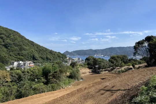 熱海市上多賀・海を望む高台＆自然豊かな南熱海の広大な売地 約900坪