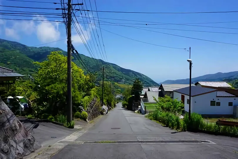 湯河原 万葉郷 道路