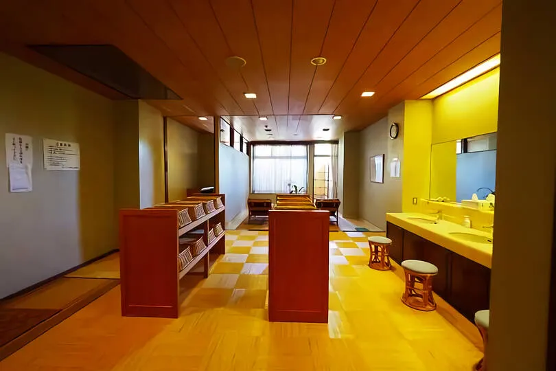 広々とした脱衣場